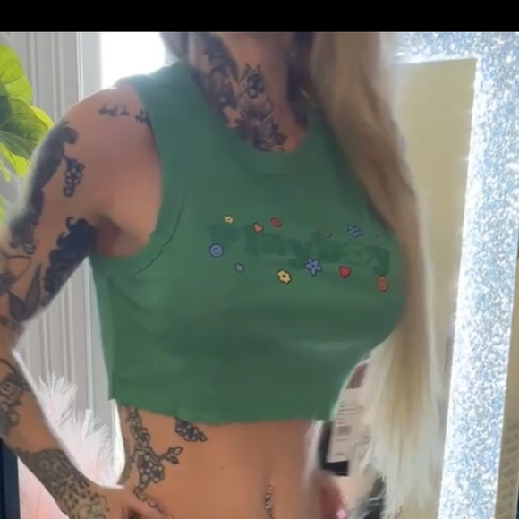 PLAYBOY BY PACSUN Crop Tank - Picture 2 of 3